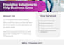 design business flyer, one pager, sheet or executive summary